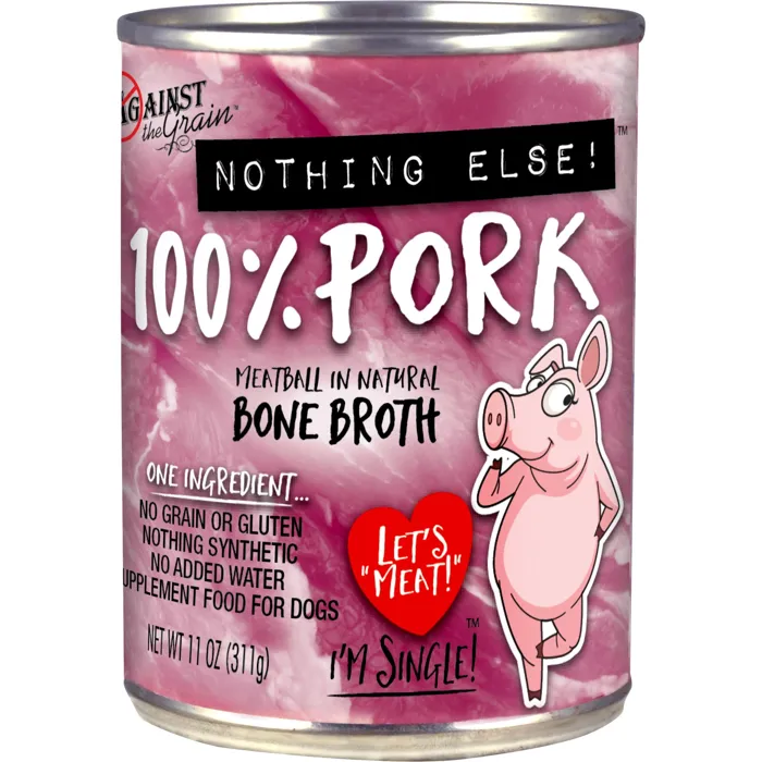Evanger's Atg Nothing Else Pork Dog 11-oz