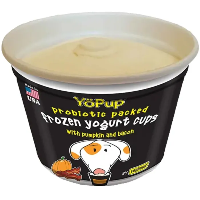 Yopup Frozen Yogurt Bacon/pumpkin 3.5-oz/4-pk