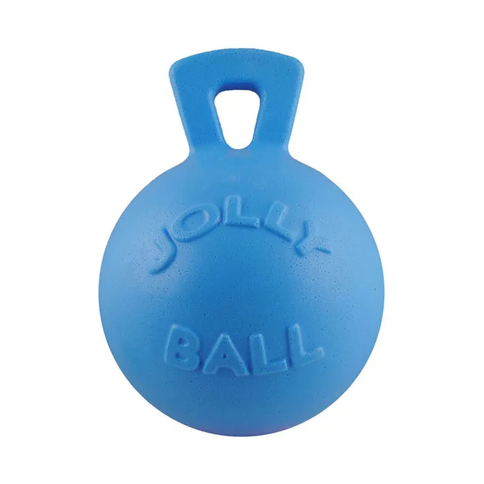 Jolly Pets Tug N Toss Ball Blue 8"