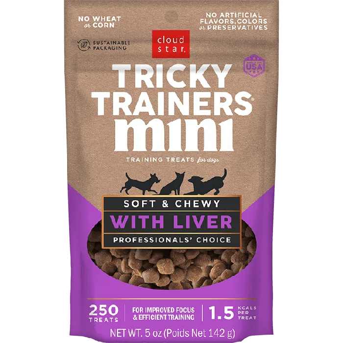 Cloud Star Tricky Trainers Mini Liver 5 oz front