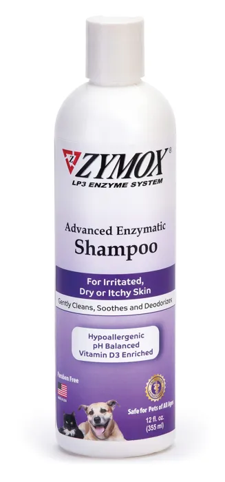Zymox Advanced Enzymatic Shampoo With Vitamin D3 And Oat Extract 12-oz