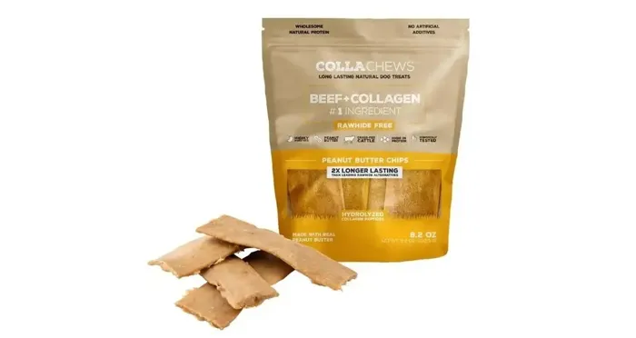 Collachews Collagen Chips Peanut Butter 11-oz