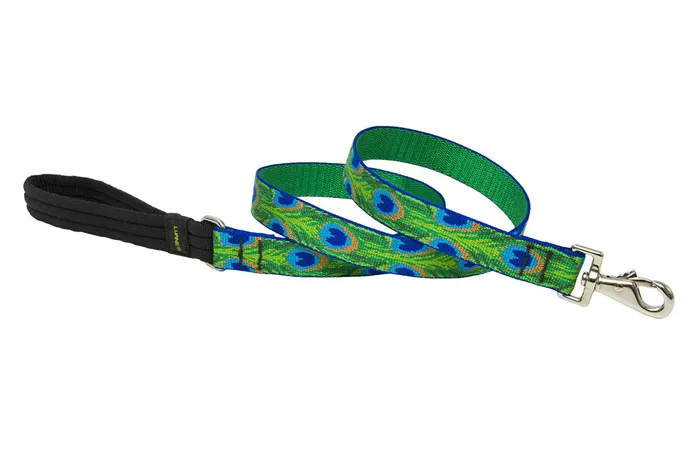Lupine Tail Feathers 1-inch 6-foot leash side view