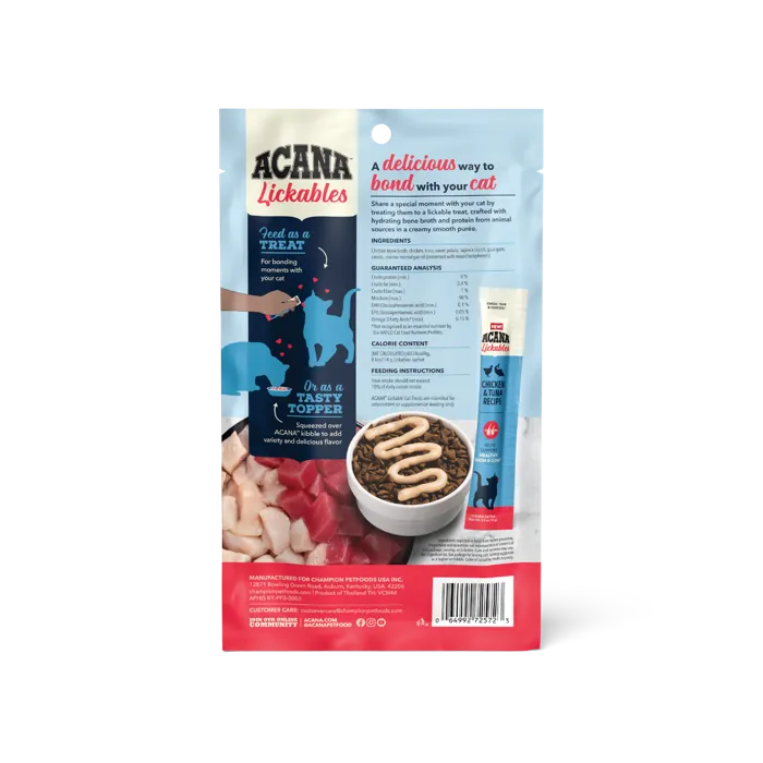 Acana Cat Lickables Chicken & Tuna 2.5-oz