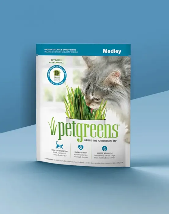 Pet Greens Medley Organic Grass Self Grow 4-oz