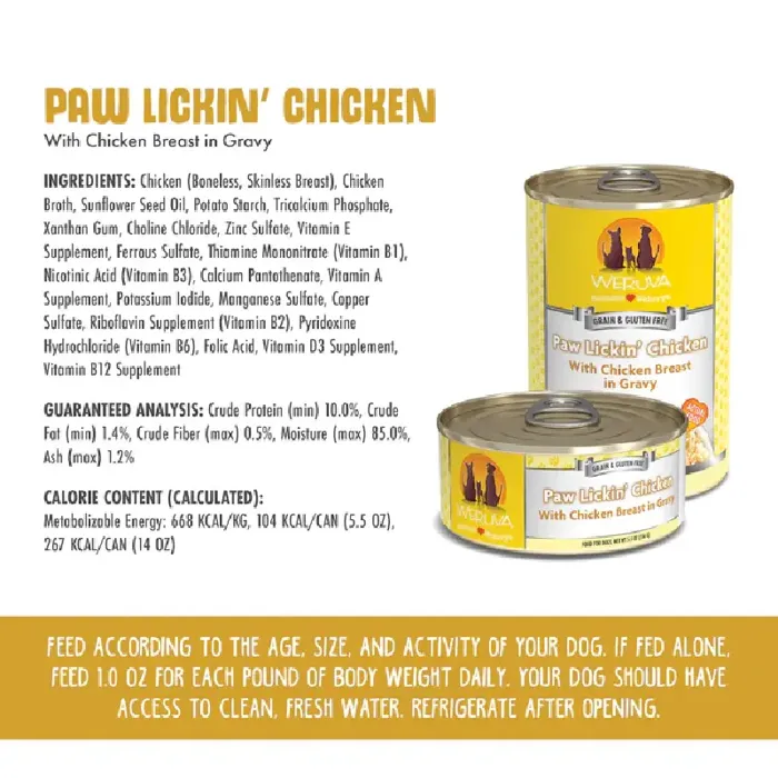 Weruva Dog Fd Paw Lickin Chicken 5.5 Oz