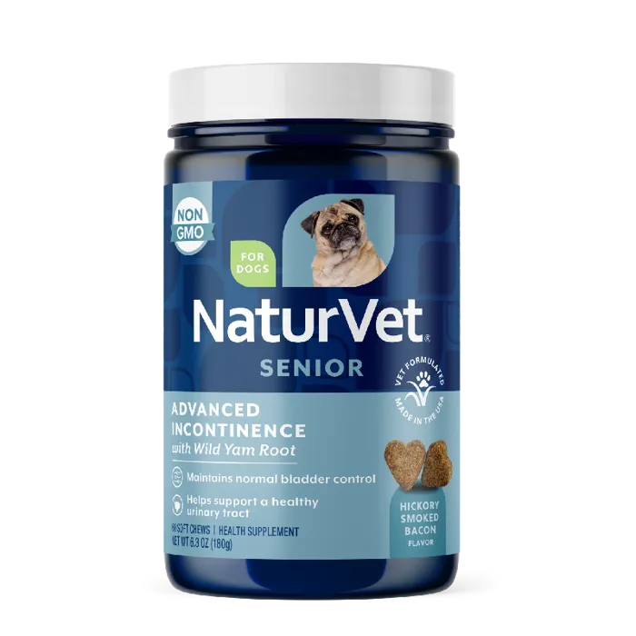 Naturvet Senior Incontinence Chew 60-ct