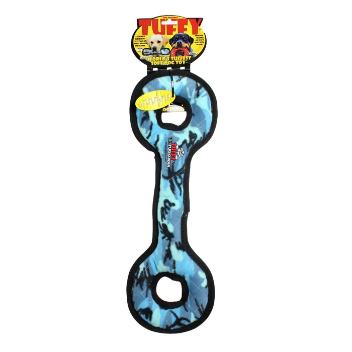 Tuffy Ultimate Tug-O-War Camo Blue packaged view