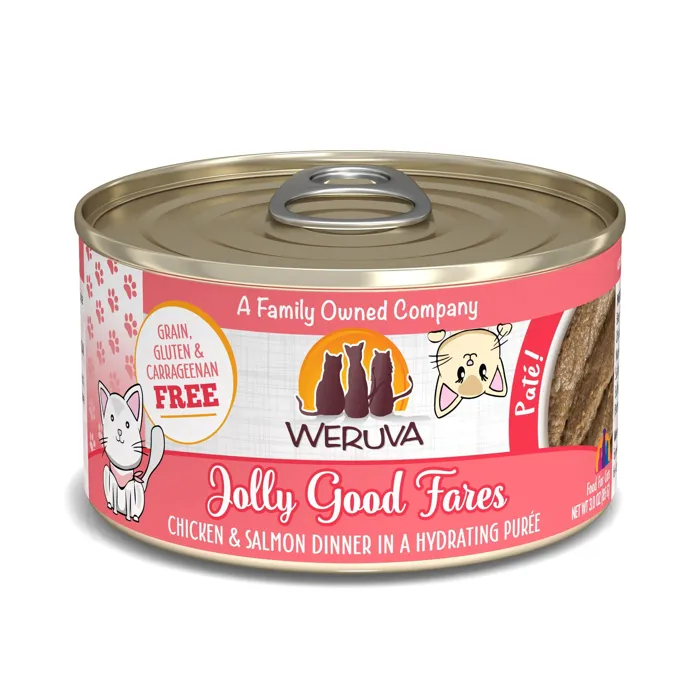 Weruva Jolly Good Fares Chicken & Salmon 3-oz
