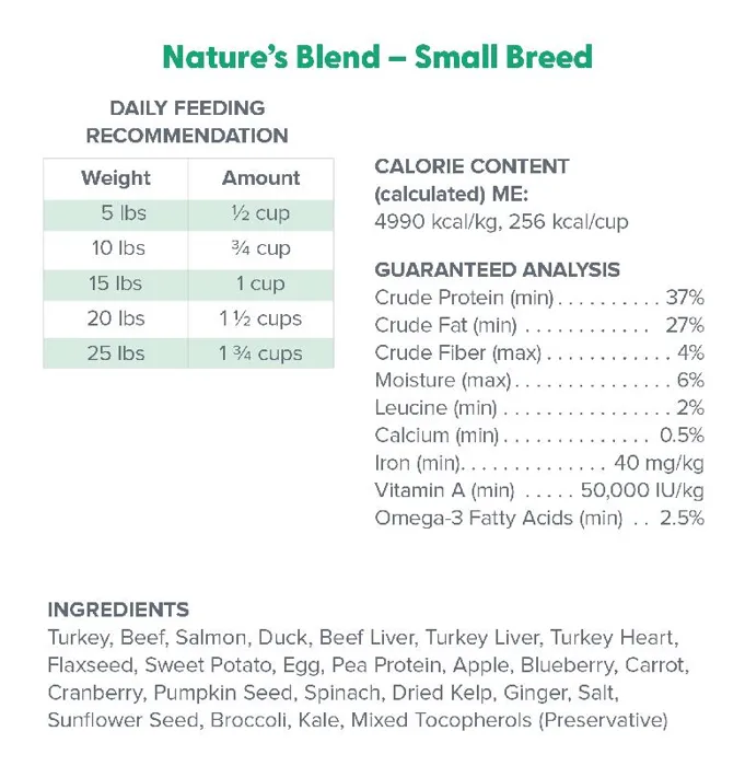 Dr Marty Dog Food Fd Nature's Blend Small Breed 16-oz