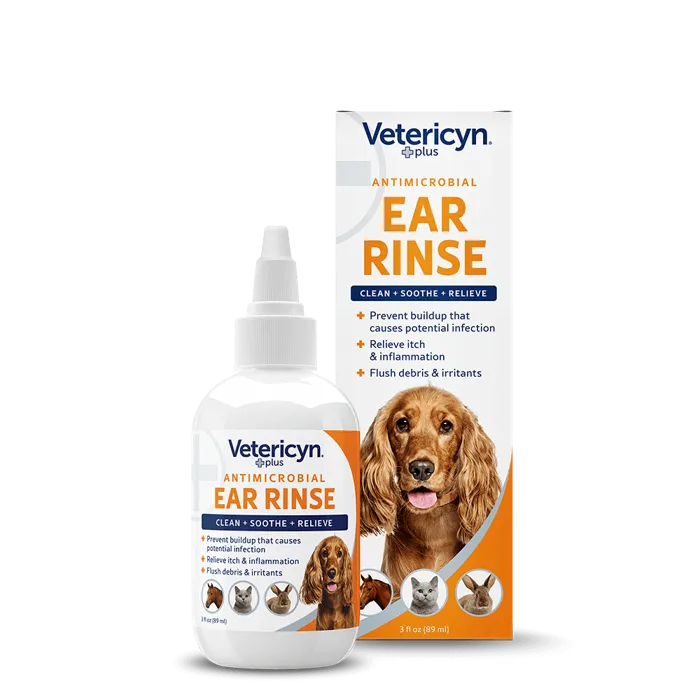 Vetericyn Plus All Animal Ear Rinse 3-oz