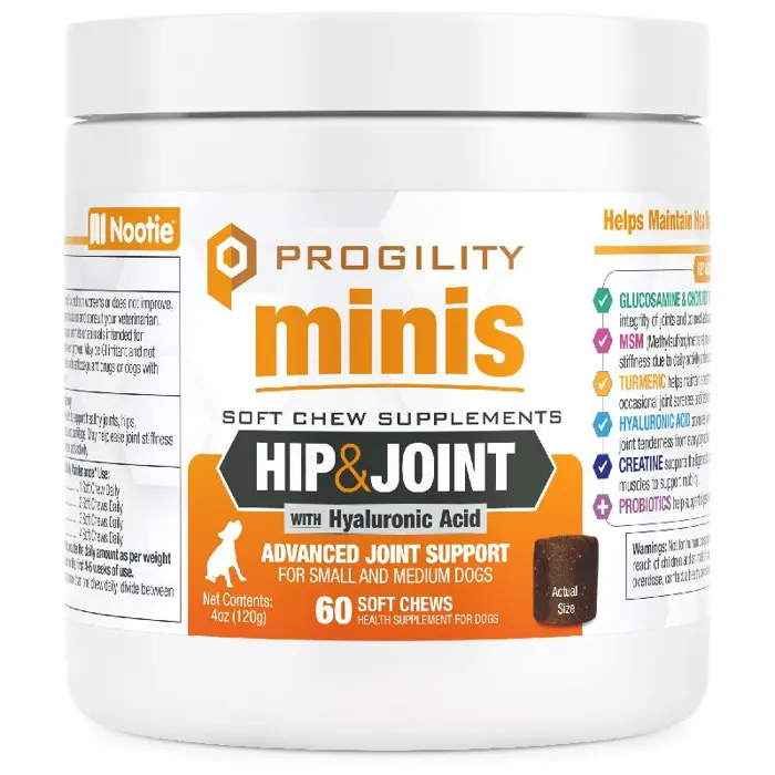 Nootie Progility Mini Hip & Joint 60 Count