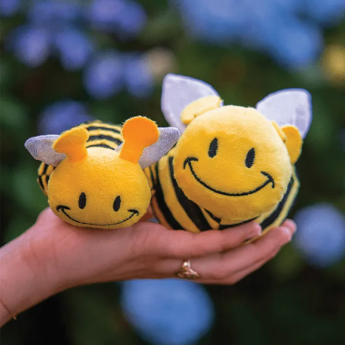 Fab Dog Faball Bumble Bee yellow size comparison