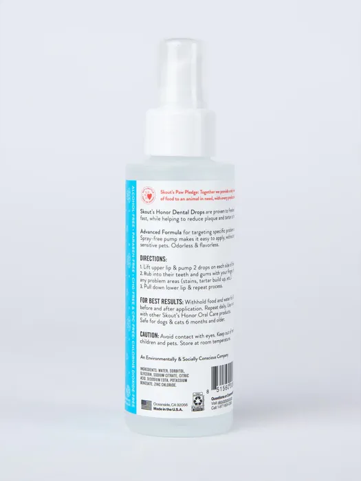 Skout's Honor Advanced Dental Drops 4-oz