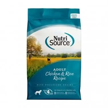 Nutrisource Adult Chicken & Rice Dog Food 26-lb