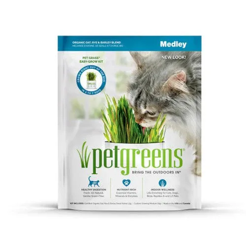Pet Greens Medley Organic Grass Self Grow 4 Oz