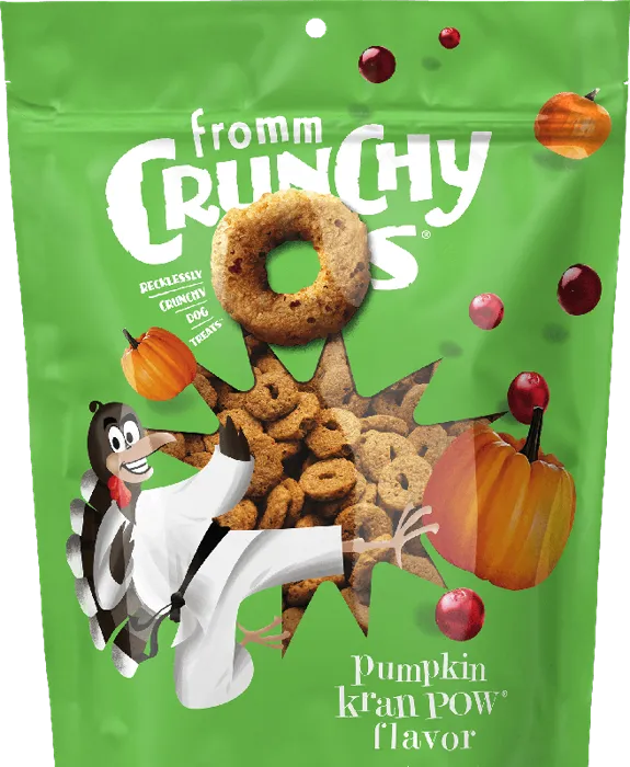 Fromm Treats Dog Crunchy O's Ppkn Kran Pow 26-oz