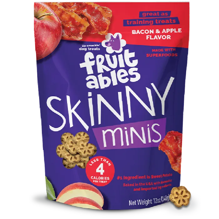 Fruitables Skinny Mini Apple/bacon Treat 12-oz
