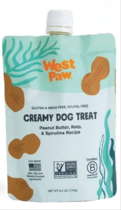 West Paw Creamy Treat Pb, Kelp & Spirulina 6.2-oz