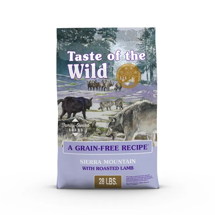 Taste of the Wild Sierra Mountain 28 lb front bag