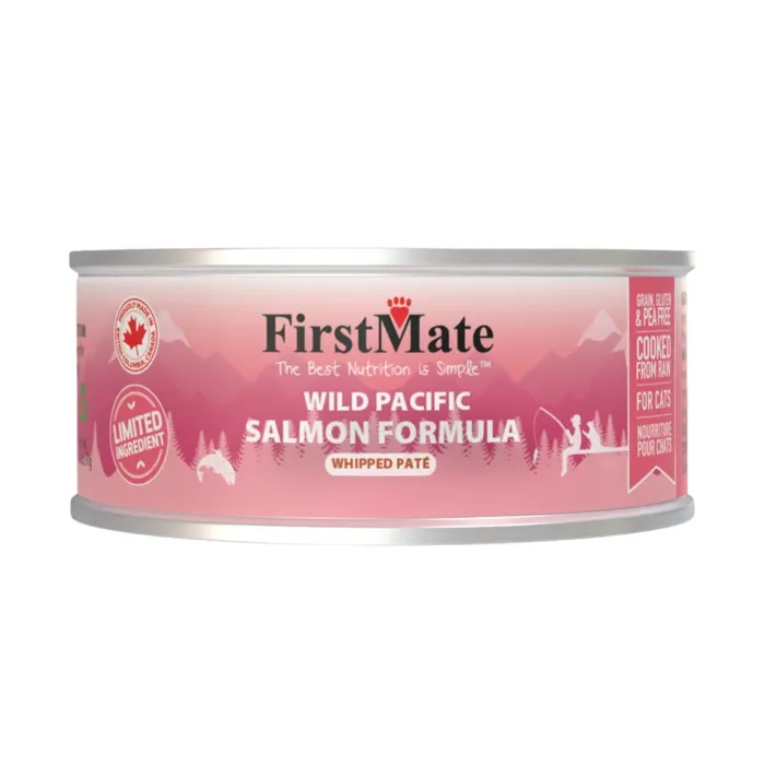 Firstmate Limited Ingredient Grain-free Wild Salmon Pâté Cat Food 3.2-oz