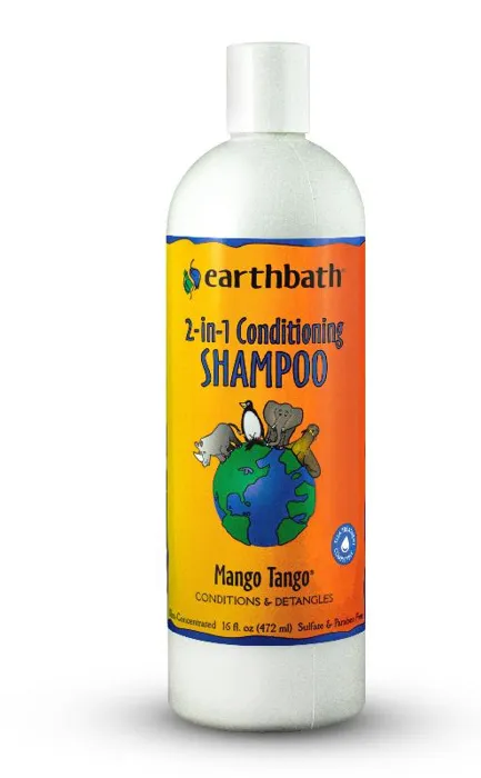 Earthbath Mango Tango 2-in-1 Shampoo 16 fl oz front bottle