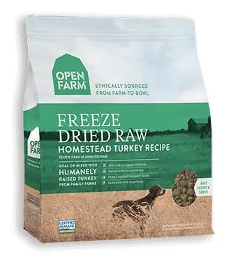 Homestead Turkey Recipe Freeze Dried Raw Dog Food 13.5-oz