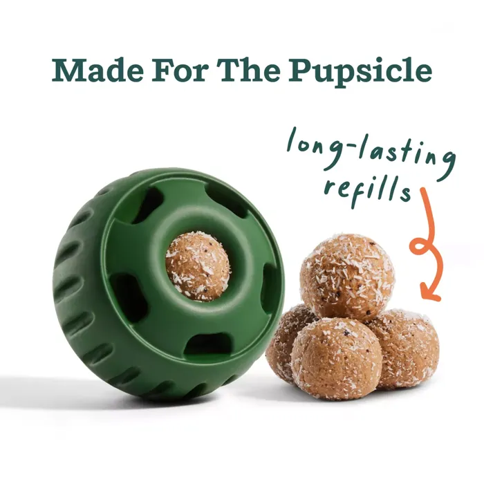 Woof Calming Pupsicle Refill Pops treats and toy