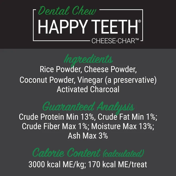 Himalayan Happy Teeth Charcoal Dental Chew 4-oz