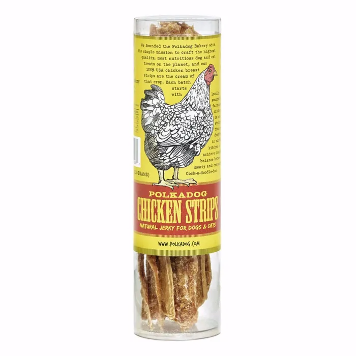 Tube – Chicken Strip Jerky Dog Treats 4-oz