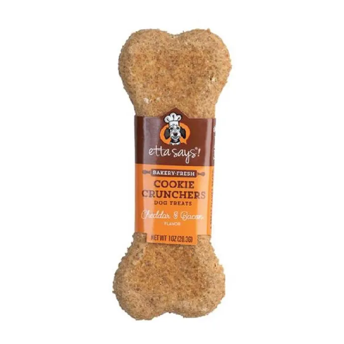 Etta Says Dog Cookie Cruncher Cheddar Treat 5"