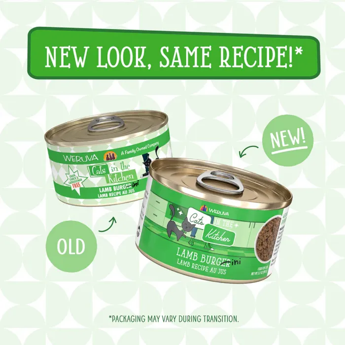 Weruva Cat Cik Gf Lamburgini Pate Can 3.2-oz
