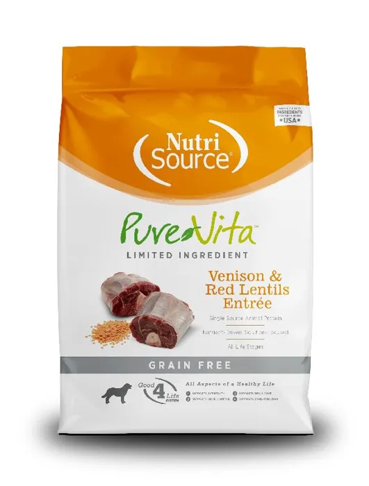 Pv 4 Lb Dog Dry Venison & Red Lentils Gf Ea