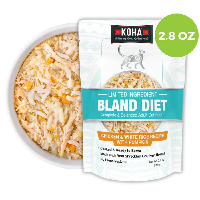 Koha Cat Bland Diet Chicken Rice Pumpkin 2.8-oz