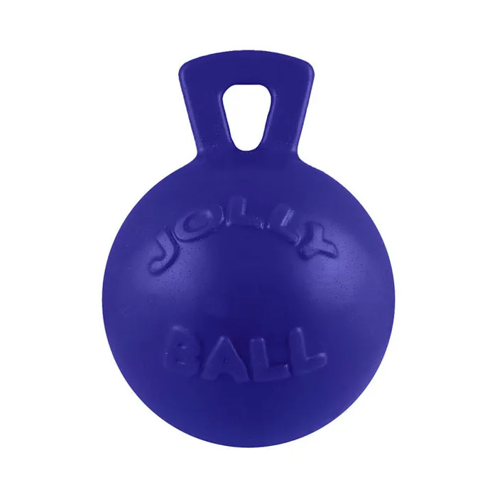 Jolly Pets Tug N Toss Ball Blue 8"