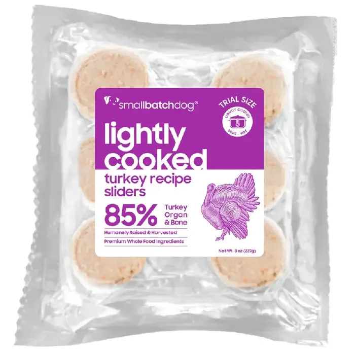 Small Batch Dog Lightly Cooked Turkey 8-oz