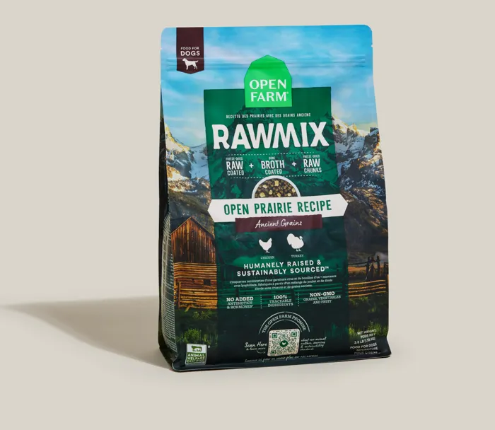 Open Farm RawMix Open Prairie Ancient Grains 3.5-lb front