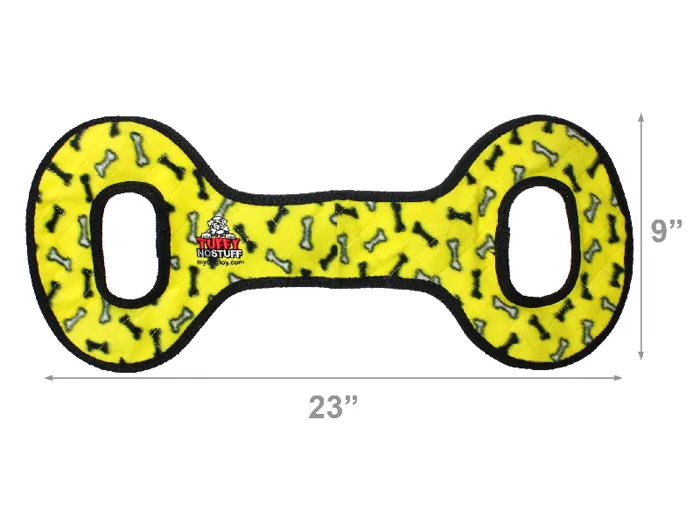 Tuffy No Stuff Ultimate Tug-o-war Yellow