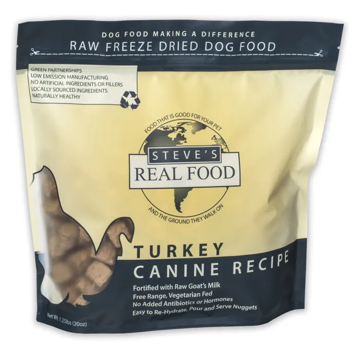Steve's Real Food Freeze Dried Turkey 1.25-lbs