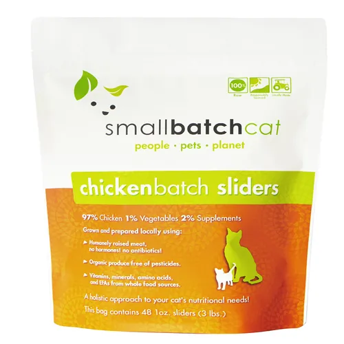 Small Batch Cat Frozen Sliders Chicken 3-lb
