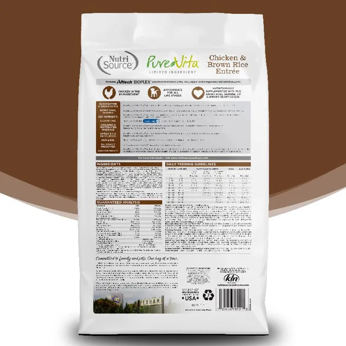 Purevita Dog Chicken & Brown Rice 4#