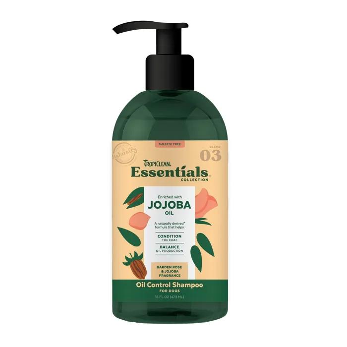 Tropiclean Essentials Jojoba Oil Shampoo 16-oz