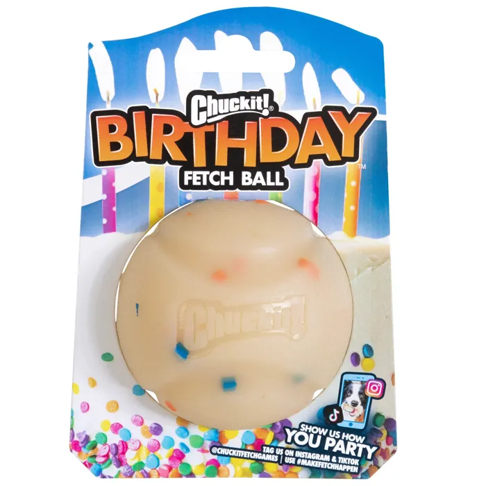 Chuckit! Birthday Fetch Ball Medium