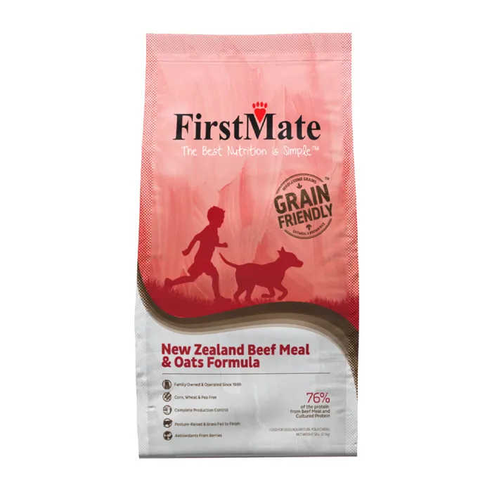 FirstMate New Zealand Beef Meal & Oats 5-lb front