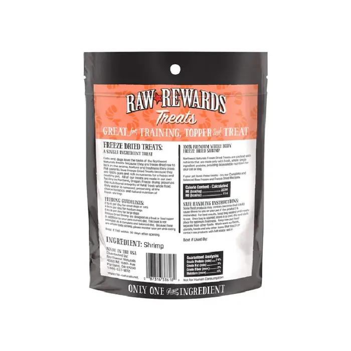 Northwest Naturals Freeze-dried Shrimp Treats 1-oz