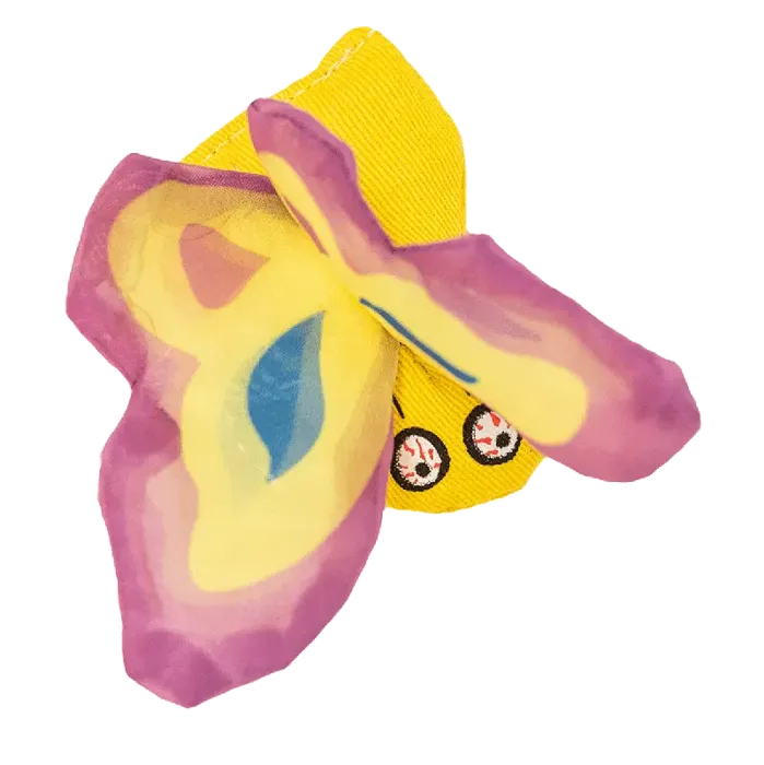 Yeowww! Catnip Butterfly Cat Toy Purple