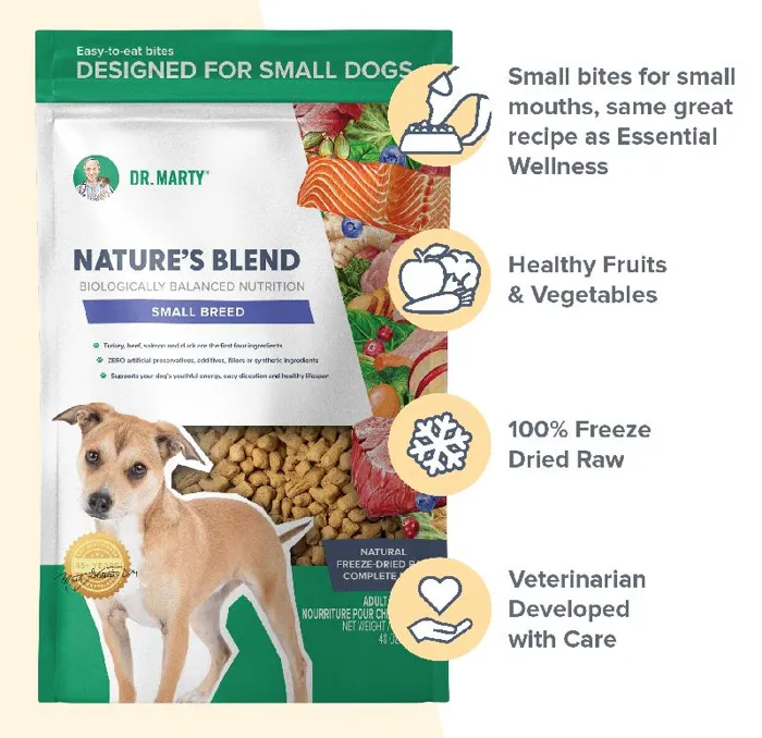 Dr. Marty's Nature's Blend Fd Small Breed 48-oz