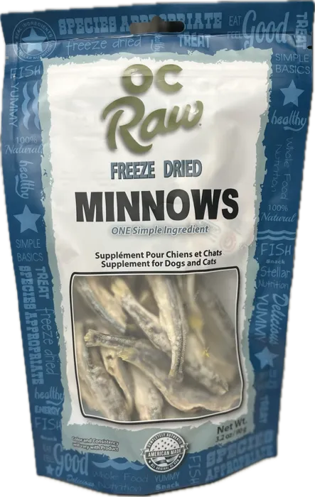 Oc Raw Freeze Dried Minnows 3.2-oz