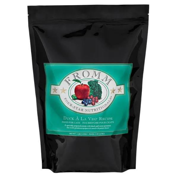 Fromm Duck À La Veg cat food 4 lb package