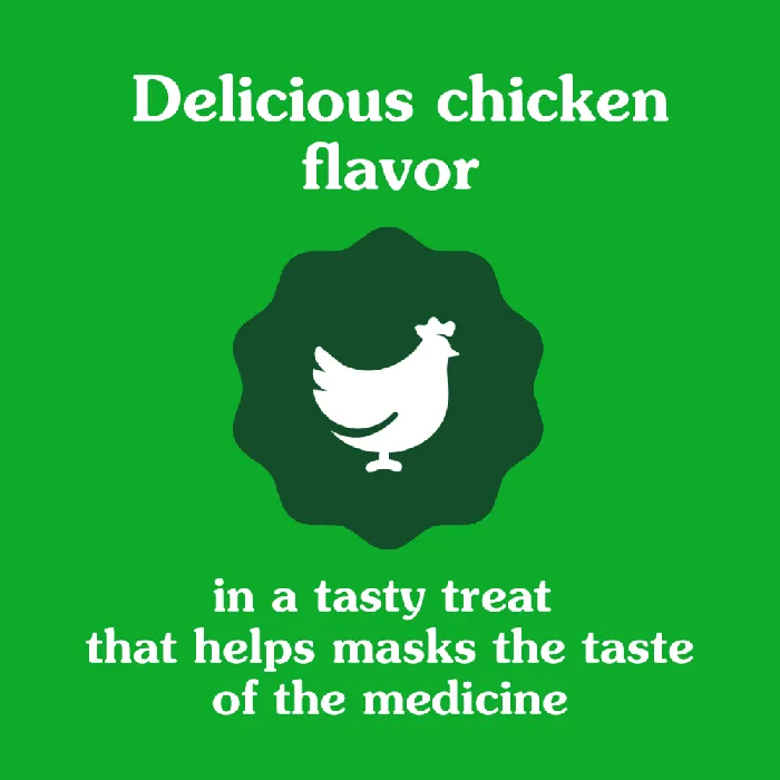 Greenies Feline Pill Pockets Chicken flavor treat graphic